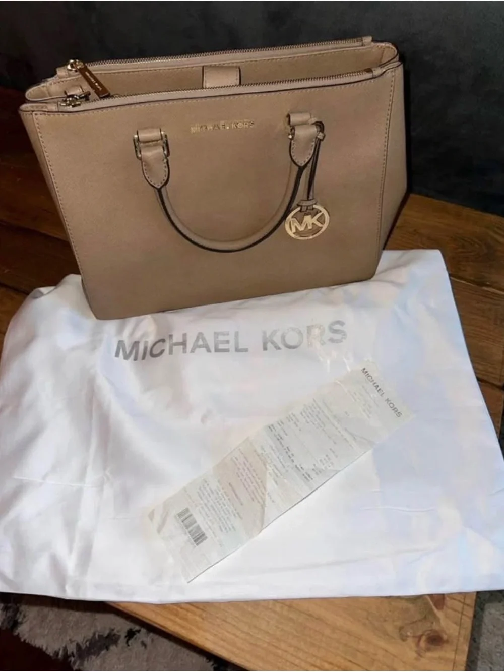 Michael Kors structured saffiano